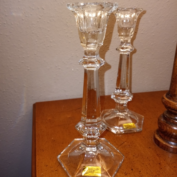 Other - Vitrometan Crystal Candle Holders